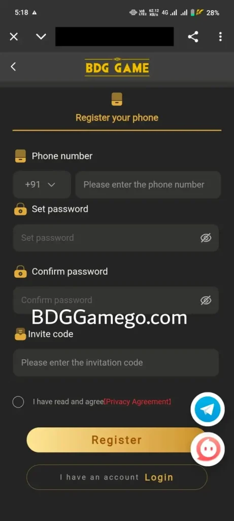 BDG Game